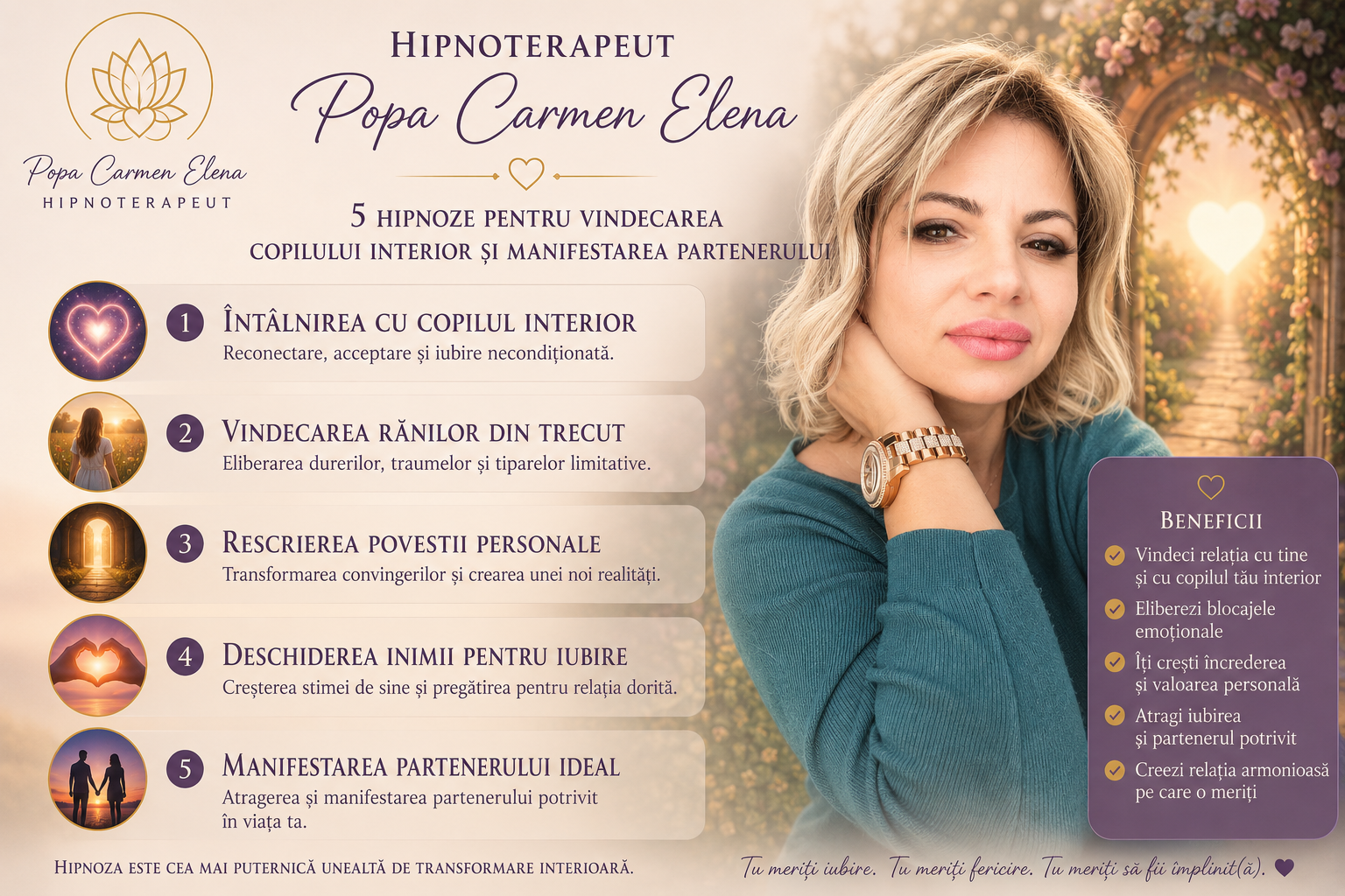5 hipnoze pentru vindecarea după o separare și reconectarea cu persoana specifică